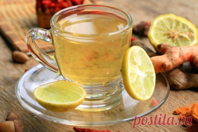 Лимонная вода с куркумой для здоровья | Делимся советами