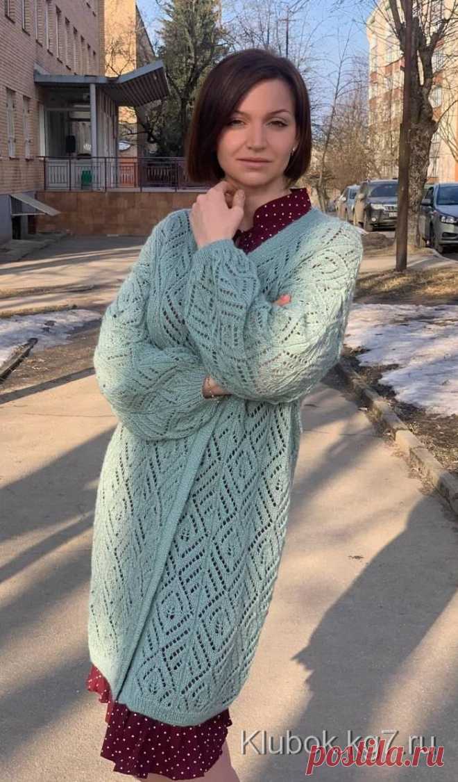 Кардиган спицами