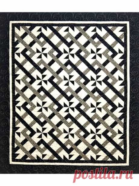 Pieced Lap Quilt & Throw Patterns - Simply Stunning Quilt Pattern