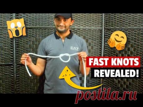 FAST KNOTS REVEALED! 👉 ROPE MAGIC TUTORIAL!