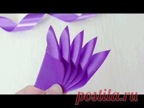 Amazing Ribbon Flower Work - Hand Embroidery Flowers Design - Sewing Hacks - DIY Easy Flower Making