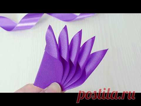 Amazing Ribbon Flower Work - Hand Embroidery Flowers Design - Sewing Hacks - DIY Easy Flower Making