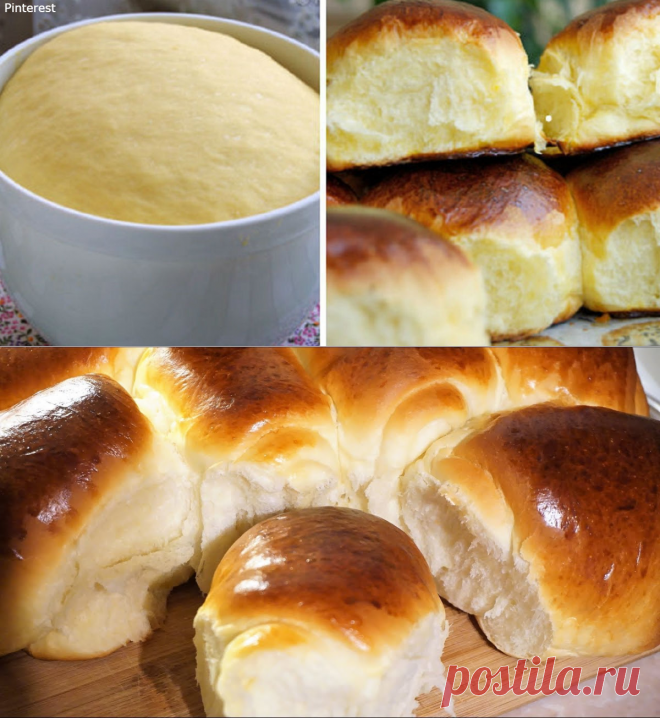 Уникальный, еще советский рецепт пышных булочек по ГОСТу!