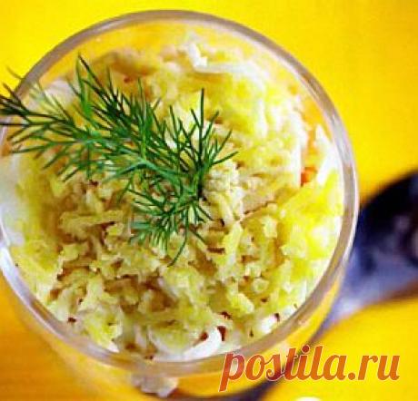 Простой и вкусный новогодний салат на год Козы | Обед из ничего