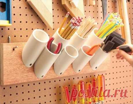 Недорогим и прочным трубам ПВХ найдется множество применений в доме и на даче