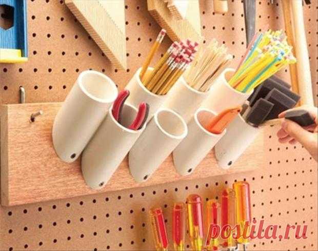 Недорогим и прочным трубам ПВХ найдется множество применений в доме и на даче