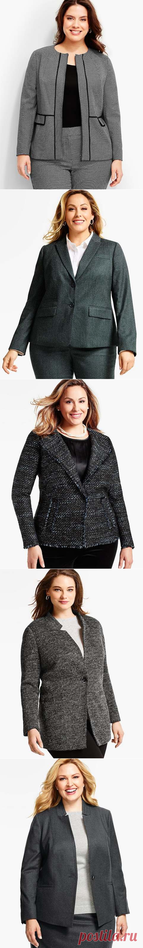 Жакеты и пиджаки для полных женщин американского бренда Talbots, весна-лето 2017