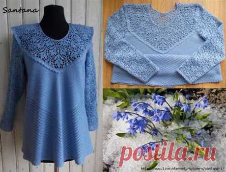 Туника Пролески с потрясающим ажуром