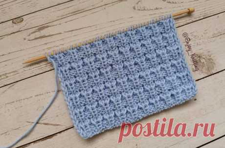 КРАСИВЫЙ Объемный узор спицами для шапки | Enjoy Knitting/Вяжем узоры | Яндекс Дзен