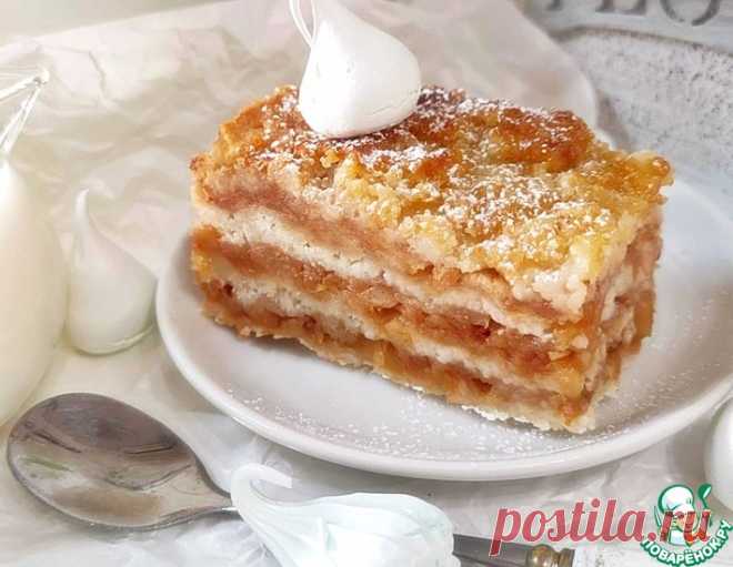Насыпной яблочный пирог – кулинарный рецепт