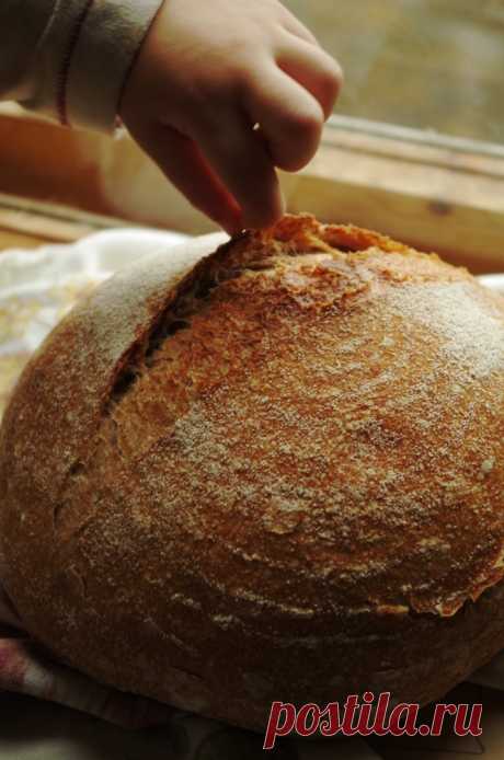 Цельнозерновой хлеб на закваске - Sourdough Whole Wheat Bread