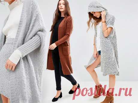 Вязаные кардиганы-универсальная одежда