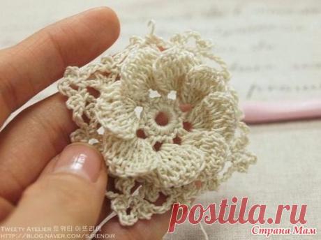 Мотив вязаный крючком, мастер-класс - Вязание - Страна Мам