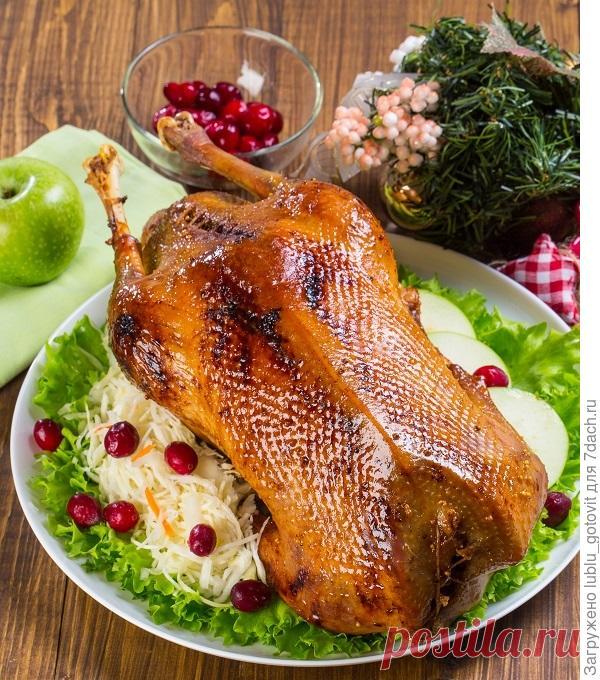 Пошаговые рецепты приготовления гуся и утки на Рождество. Фото