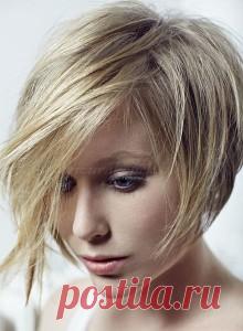 Короткая стрижка Боб Каре Асимметрия с окрашиванием | Стрижки и Прически