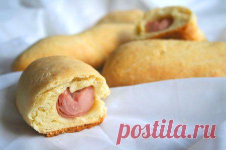 Рецепт сосисок в тесте