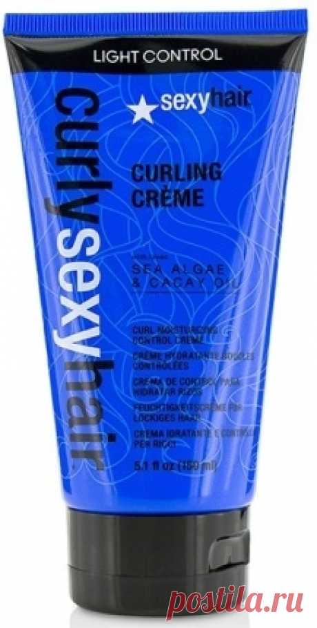 Sexy Hair Крем Curling Crème для Фиксации Кудрей, 150 мл-.-.- -. -&gt; Имеет свойства фиксации, также балансирует увлажненность, питает витаминами, делает кудри послушными, блестящими и упругими. После использования средства волосы легко расчесываются, приобретают особый шарм и приятный аромат. Является отличным помощником при укладке, убирает пушистость, выделяет пряди, оставляя их рассыпчатыми, не грязнит и не склеивает локоны, незаметен на одежде и волосах.