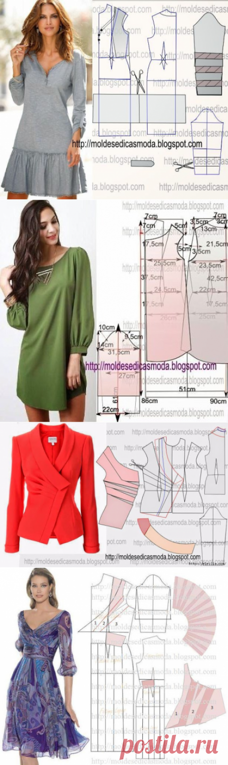 Выкройки женской одежды