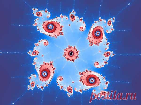Blue Digital Fractal  Free Stock Photo HD - Public Domain Pictures
