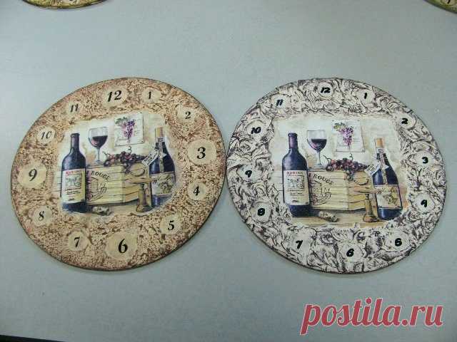 Часы с рельефной пастой