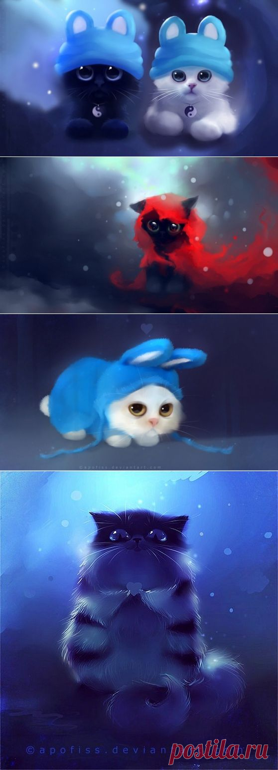 Чучело - мяучело. Атмосферные рисунки из сказки