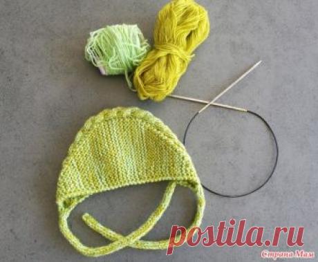 Чепчик для малыша (идеальная посадка!!!) с дополнениями от Nata_Bykova  Здесь и далее слова автора Nata_Bykova Связала и я чепчик по довольно известному описанию : https://prjaga.ru/vyazanie-dlya-detej/shapka-sharfi...mi-malyshu-s-diagonalnoj-kosoj А всё из-за