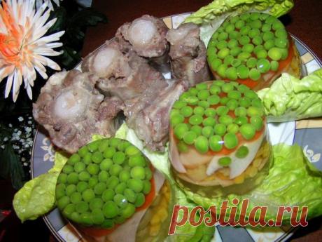 «Елочные шары» из студня!