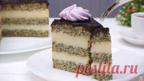 Вкуснейший маковый ТОРТ. Готовить Ну очень Просто!