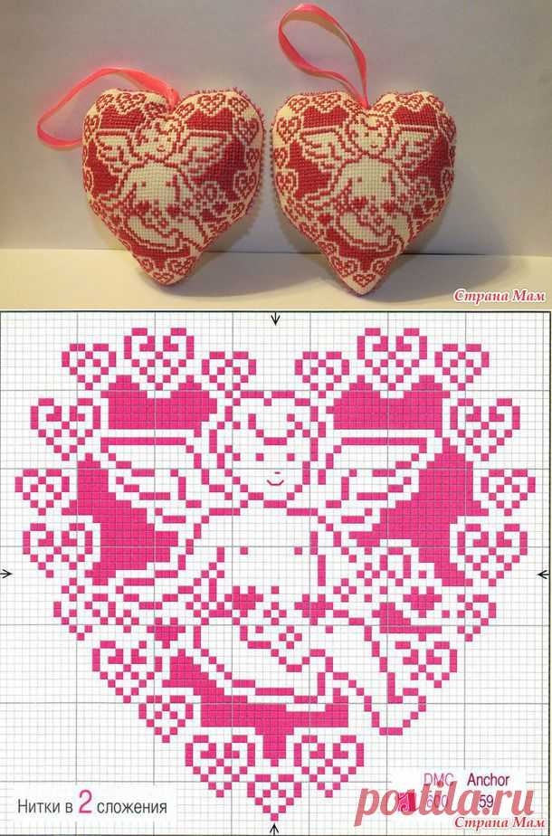 Сердечки с ангелочками - Бискорню и другие "кривульки" - Страна Мам
