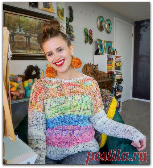 Яркие и красивые вязаные образы от Paige Parkin | Paradosik_Handmade | Яндекс Дзен