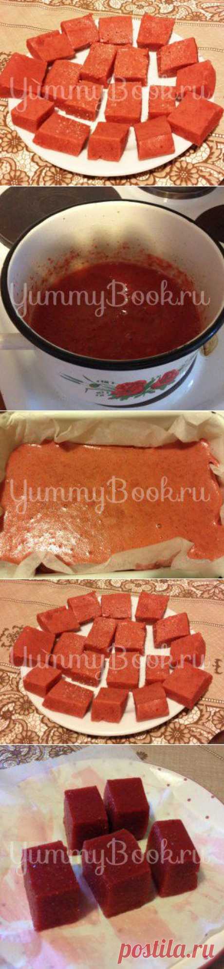 Клубничный рахат-лукум - пошаговый рецепт с фото