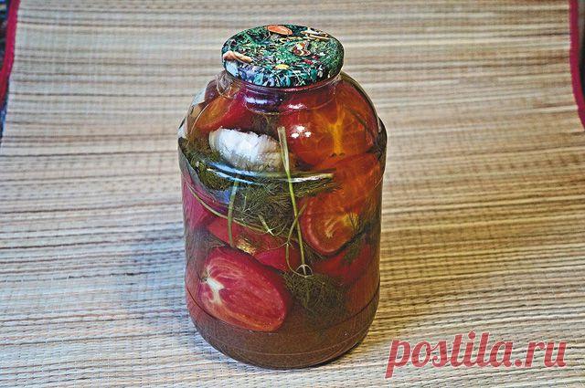 быстрые малосольные помидоры в маринаде из... чайной заварки.