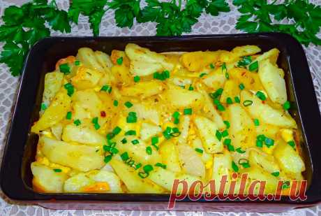 Картошка с яйцом в духовке рецепт с фото пошагово - 1000.menu