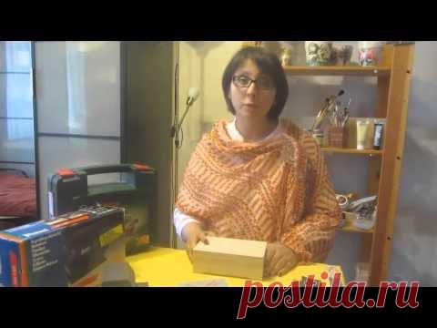 Мастер-класс 
"Использование наждачной бумаги в декупаже"