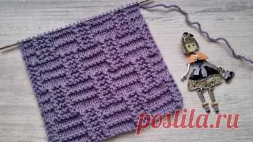 Дизайнерский рельефный узор спицами ❤️🧶.