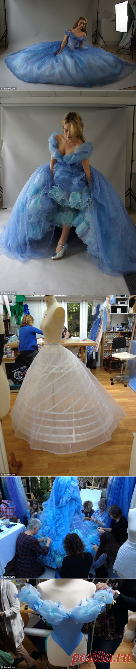 Cinderella dress maker reveals how she wove her magic | Daily Mail Online