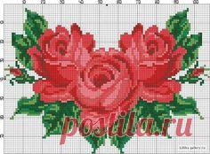 Схема для вышивки крестиком бисером
