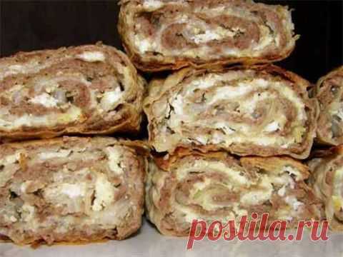 Ленивый штрудель из армянского лаваша | Домашняя кулинария