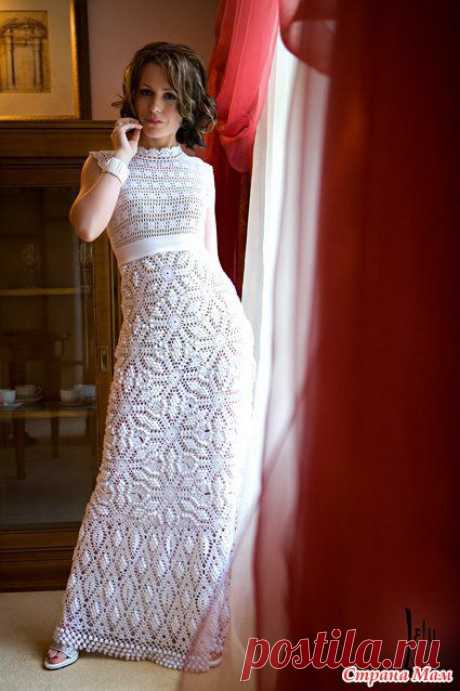 Свадебное платье крючком