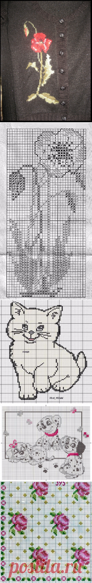 Вышивать на трикотаже очень просто !!!!