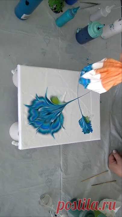 In today's video I will show you how to paint a carnation flower with pouring colours in spiral shape and Dip & Lip it with paper napkin. PROCESS:- Pour your...