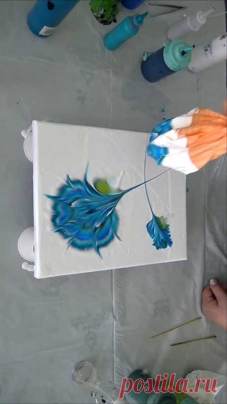 In today's video I will show you how to paint a carnation flower with pouring colours in spiral shape and Dip & Lip it with paper napkin. PROCESS:- Pour your...