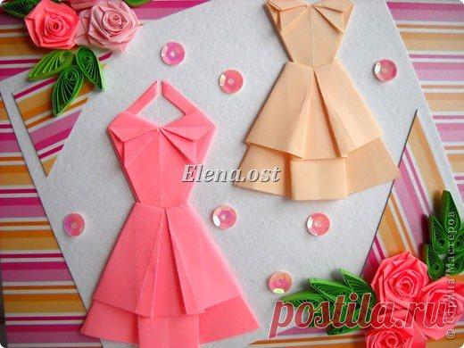 Модные платья из бумаги Предлагаем вам идейные мастер-классы по созданию платьев разных фасонов из бумаги в технике оригами. Облегчат урок фото и видеоинструкции