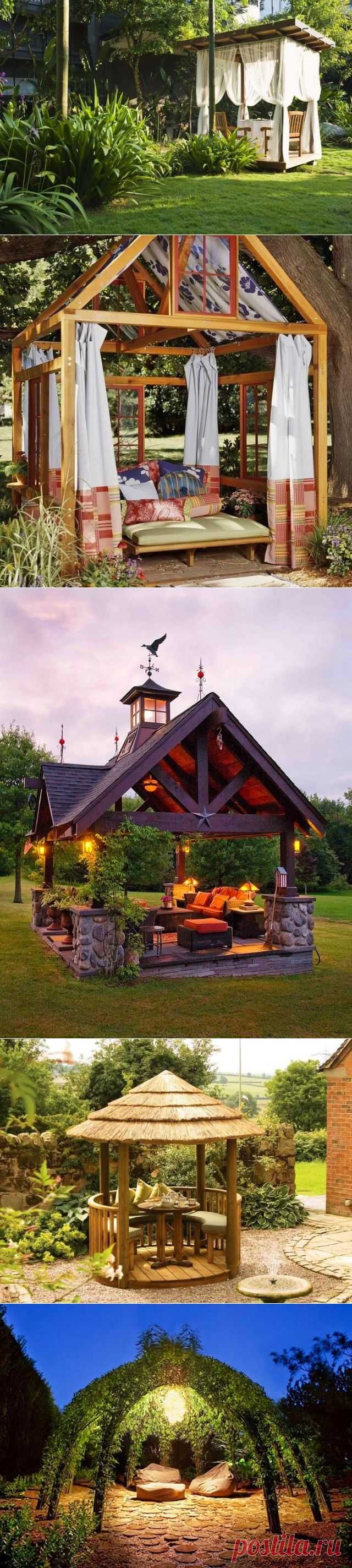 40 самых красивых дачных беседок