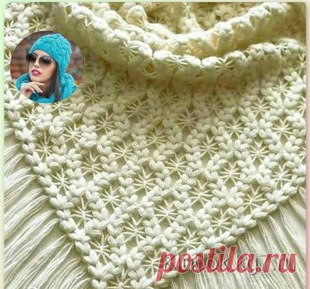 Шикарный узор для шали