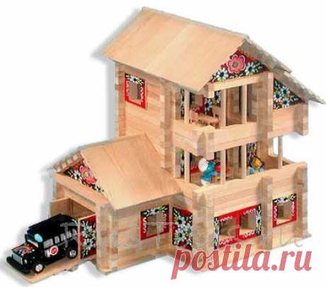 587Р Теремок 2 конструктор большой Роспись!!!!! Пелси (Новосибирск)