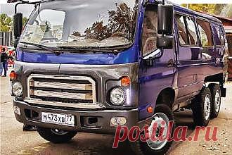 Бурка: грузовик-фургон с колёсной формулой 6х6 для сельской местности