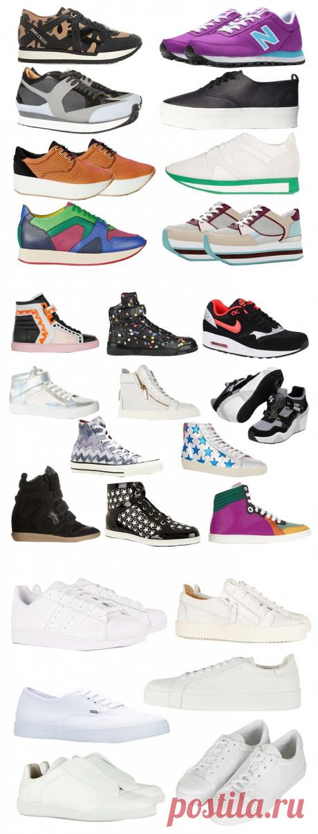 СТИЛЬНЫЕ КРОССОВКИ И КЕДЫ НА ЛЕТО