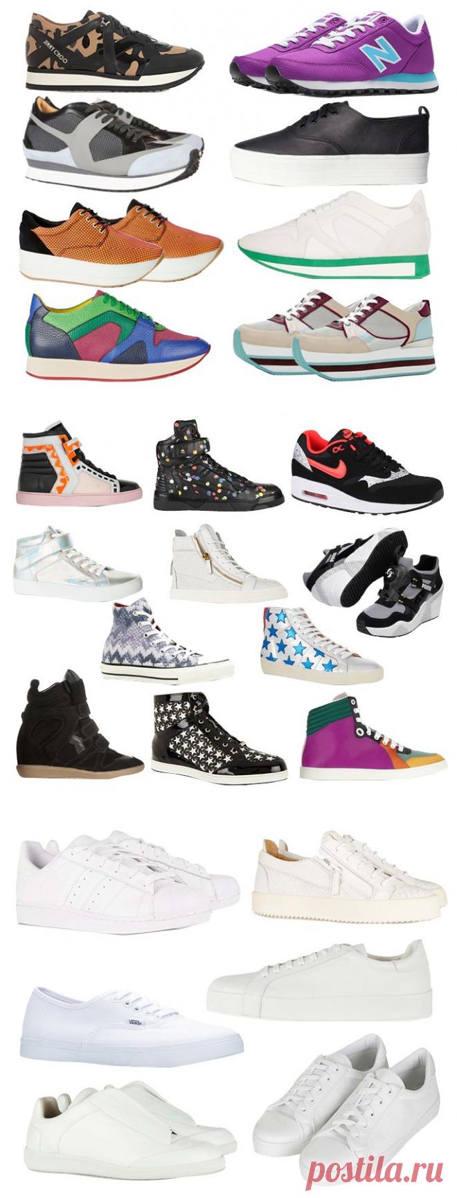 СТИЛЬНЫЕ КРОССОВКИ И КЕДЫ НА ЛЕТО