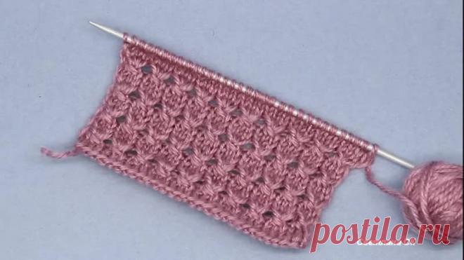 Узоры спицами ажурный узор